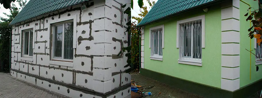 утепление пенопластом в Киеве